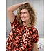 KAFFE Curve Tuniek KCAMI Grenadine Leopard Print